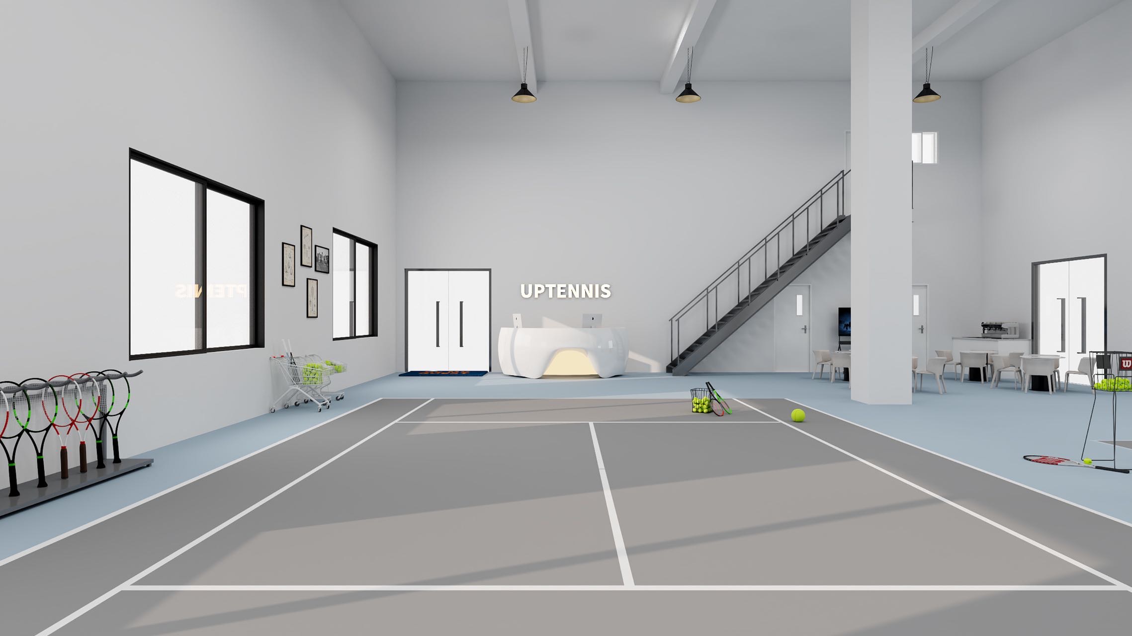 UPtennis(龙岗慢城店)网球场照片3。UPtennis(龙岗慢城店)位于广东  省深圳市龙岗区科技园路龙晟科技园B栋101，可在网球地图查看深圳市网球场订场方式。提供学练馆、室外场、硬地场等场地。场馆设施包括洗手间、饮料售卖、沐浴间、可租球、停车…